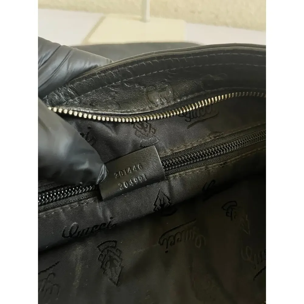 Gucci GG leather unisex Messenger bag